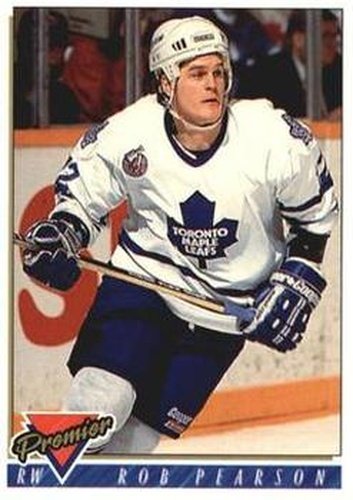 #137 Rob Pearson - Toronto Maple Leafs - 1993-94 Topps Premier Hockey