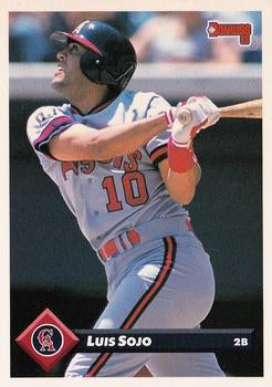 #137 Luis Sojo - California Angels - 1993 Donruss Baseball