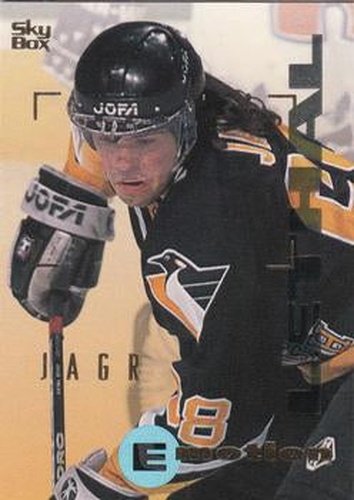 #137 Jaromir Jagr - Pittsburgh Penguins - 1995-96 SkyBox E-Motion Hockey
