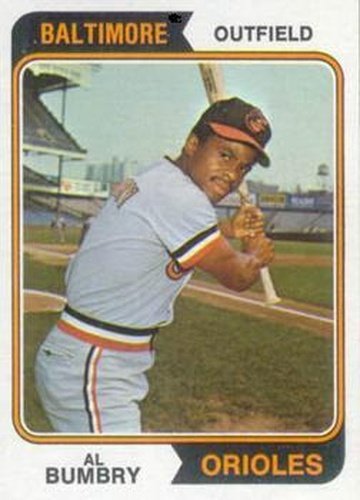 #137 Al Bumbry - Baltimore Orioles - 1974 Topps Baseball