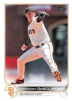 #137 Anthony DeSclafani - San Francisco Giants - 2022 Topps Baseball