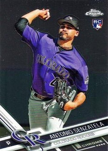 #137 Antonio Senzatela - Colorado Rockies - 2017 Topps Chrome Baseball