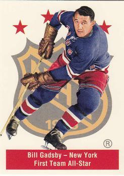 #137 Bill Gadsby - New York Rangers - 1994 Parkhurst Missing Link 1956-57 Hockey