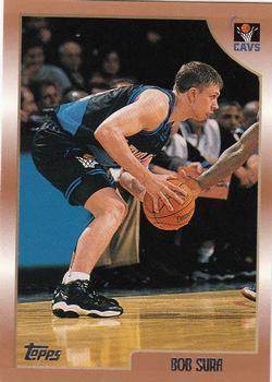 #137 Bob Sura - Cleveland Cavaliers - 1998-99 Topps Basketball