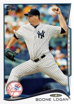 #137 Boone Logan - New York Yankees - 2014 Topps Baseball