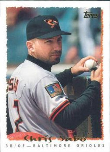 #137 Chris Sabo - Baltimore Orioles - 1995 Topps Baseball