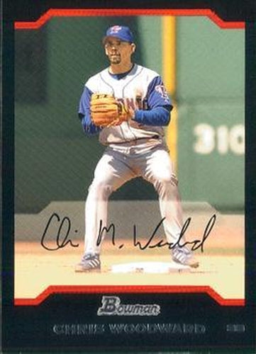 #137 Chris Woodward - Toronto Blue Jays - 2004 Bowman Baseball