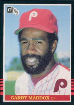 #137 Garry Maddox - Philadelphia Phillies - 1985 Donruss Baseball
