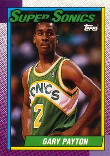 #137 Gary Payton - Seattle SuperSonics - 1992-93 Topps Archives Basketball