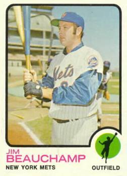 #137 Jim Beauchamp - New York Mets - 1973 Topps Baseball