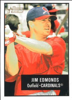 #137 Jim Edmonds - St. Louis Cardinals - 2003 Bowman Heritage Baseball