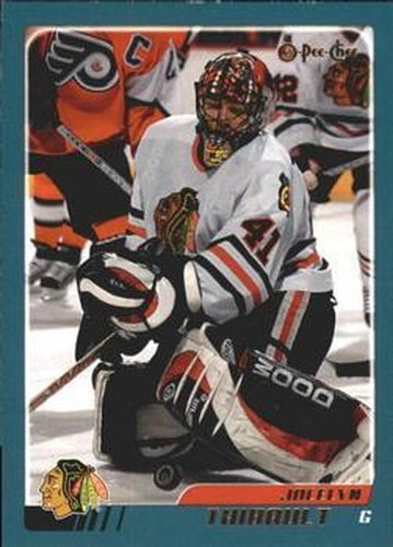 #137 Jocelyn Thibault - Chicago Blackhawks - 2003-04 O-Pee-Chee Hockey