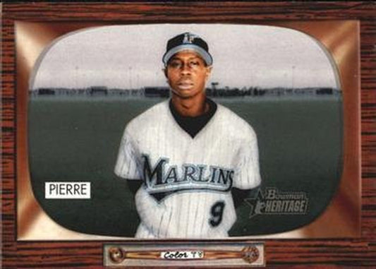 #137 Juan Pierre - Florida Marlins - 2004 Bowman Heritage Baseball