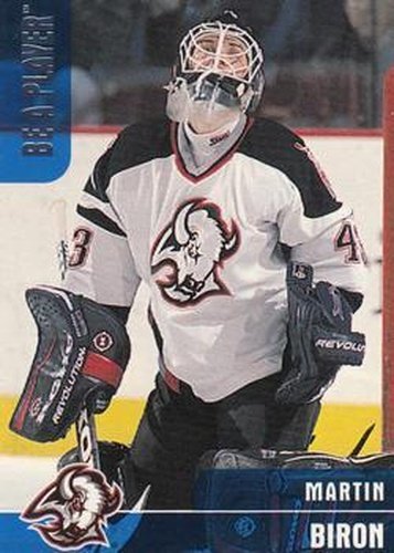 #137 Martin Biron - Buffalo Sabres - 1999-00 Be a Player Memorabilia Hockey