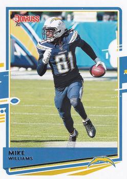 #137 Mike Williams - Los Angeles Chargers - 2020 Donruss Football