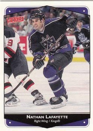#137 Nathan Lafayette - Los Angeles Kings - 1999-00 Upper Deck Victory Hockey