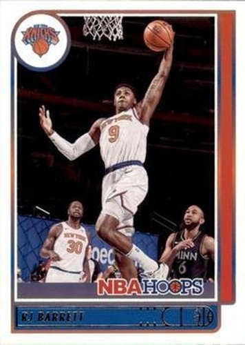 #137 RJ Barrett - New York Knicks - 2021-22 Hoops Basketball