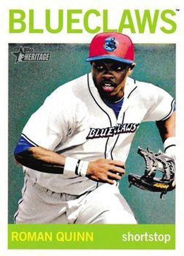 #137 Roman Quinn - Lakewood Blueclaws - 2013 Topps Heritage Minor League Baseball