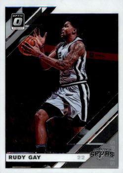 #137 Rudy Gay - San Antonio Spurs - 2019-20 Donruss Optic Basketball