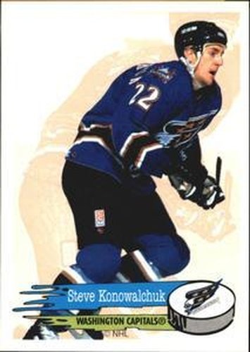 #137 Steve Konowalchuk - Washington Capitals - 1995-96 Panini Hockey Stickers