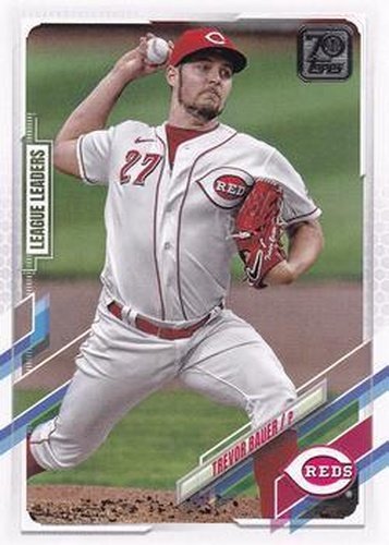 #137 Trevor Bauer - Cincinnati Reds - 2021 Topps Baseball