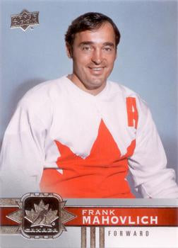 #137 Frank Mahovlich - Canada - 2017-18 Upper Deck Canadian Tire Team Canada Hockey