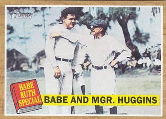 #137 Babe Ruth / Miller Huggins - New York Yankees - 2011 Topps Heritage Baseball