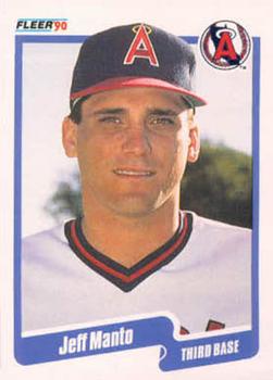 #137 Jeff Manto - California Angels - 1990 Fleer USA Baseball