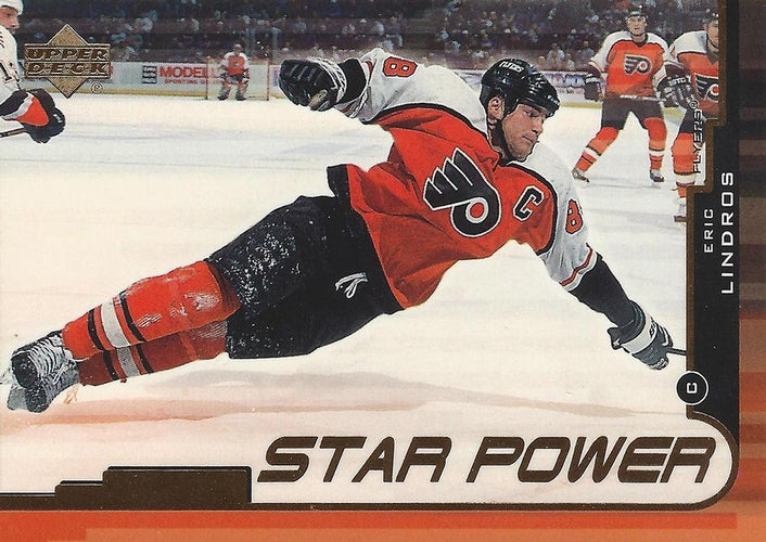 #137 Eric Lindros - Philadelphia Flyers - 1999-00 Upper Deck Hockey