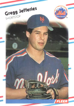 #137 Gregg Jefferies - New York Mets - 1988 Fleer Baseball