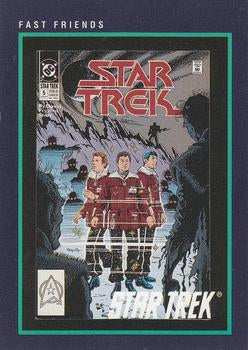 #137 Fast Friends - 1991 Impel Star Trek 25th Anniversary