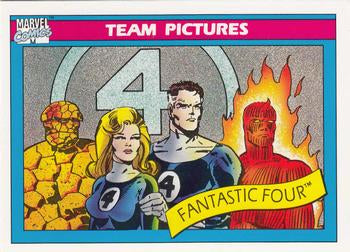 #137 Fantastic Four - 1990 Impel Marvel Universe