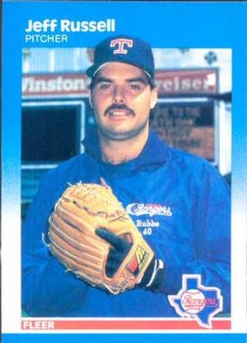 #137 Jeff Russell - Texas Rangers - 1987 Fleer Baseball