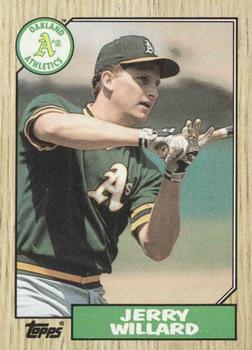 #137 Jerry Willard - Oakland Athletics - 1987 Topps Baseball