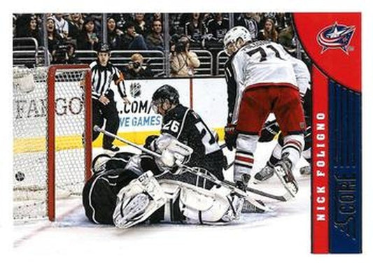 #137 Nick Foligno - Columbus Blue Jackets - 2013-14 Score Hockey
