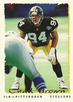 #137 Chad Brown - Pittsburgh Steelers - 1995 Topps Football