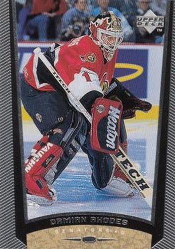 #137 Damian Rhodes - Ottawa Senators - 1998-99 Upper Deck Hockey