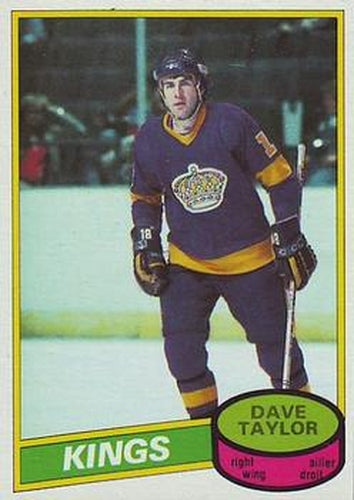 #137 Dave Taylor - Los Angeles Kings - 1980-81 O-Pee-Chee Hockey