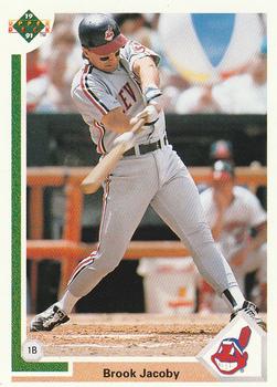 #137 Brook Jacoby - Cleveland Indians - 1991 Upper Deck Baseball