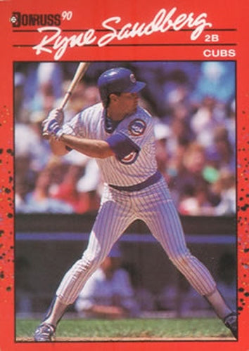 #105 Ryne Sandberg - Chicago Cubs - 1990 Donruss Baseball