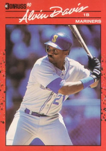 #109 Alvin Davis - Seattle Mariners - 1990 Donruss Baseball