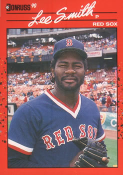 #110 Lee Smith - Boston Red Sox - 1990 Donruss Baseball