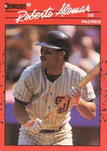 #111 Roberto Alomar - San Diego Padres - 1990 Donruss Baseball