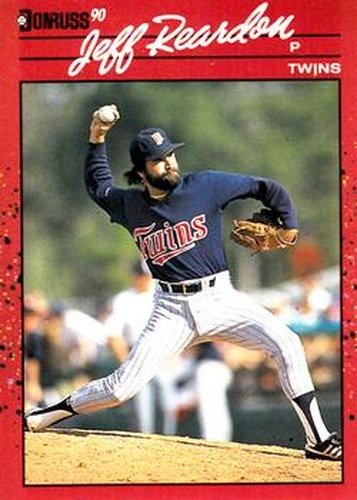 #119 Jeff Reardon - Minnesota Twins - 1990 Donruss Baseball