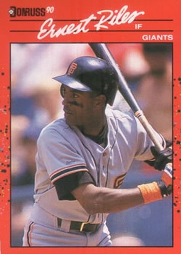 #131 Ernest Riles - San Francisco Giants - 1990 Donruss Baseball