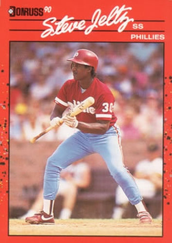 #133 Steve Jeltz - Philadelphia Phillies - 1990 Donruss Baseball