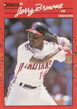 #138 Jerry Browne - Cleveland Indians - 1990 Donruss Baseball