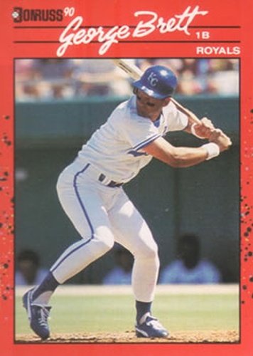 #144 George Brett - Kansas City Royals - 1990 Donruss Baseball