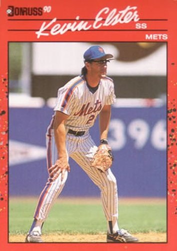 #152 Kevin Elster - New York Mets - 1990 Donruss Baseball