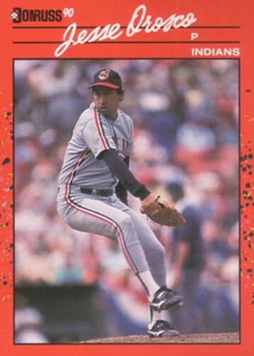 #154 Jesse Orosco - Cleveland Indians - 1990 Donruss Baseball